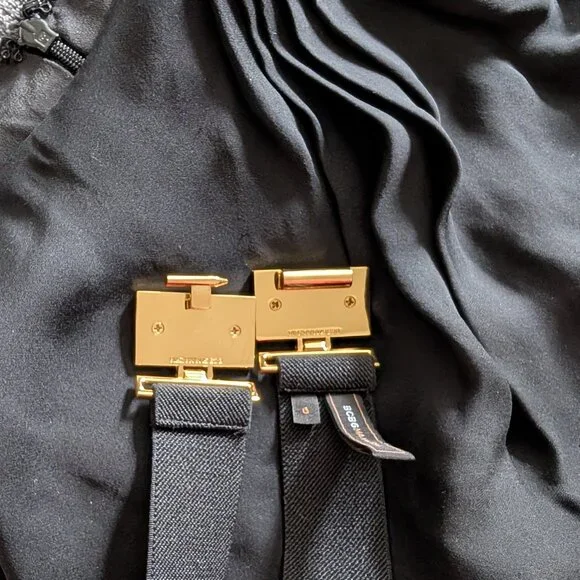 Silk BCBG Maxazria black dress size 6 - Picture 12 of 15